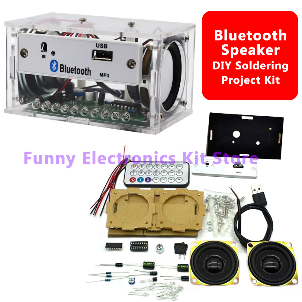 DIY Bluetooth Speaker Kit Whit - đánh giá và giá Diy Electronics Learning Kit