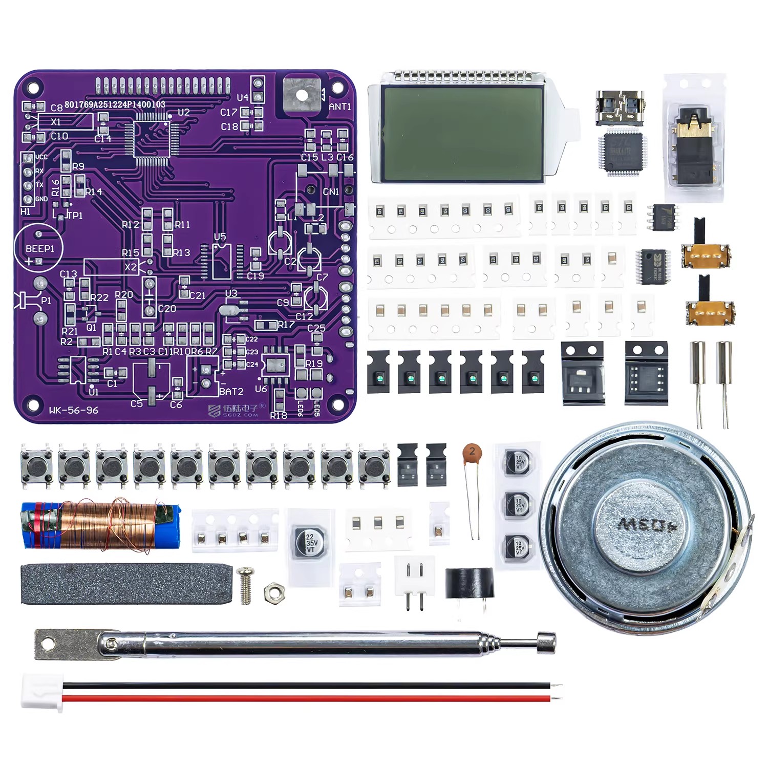 Full-band Radio DIY Kit FM/MW/ - đánh giá và giá Diy Audio Electronics Kit