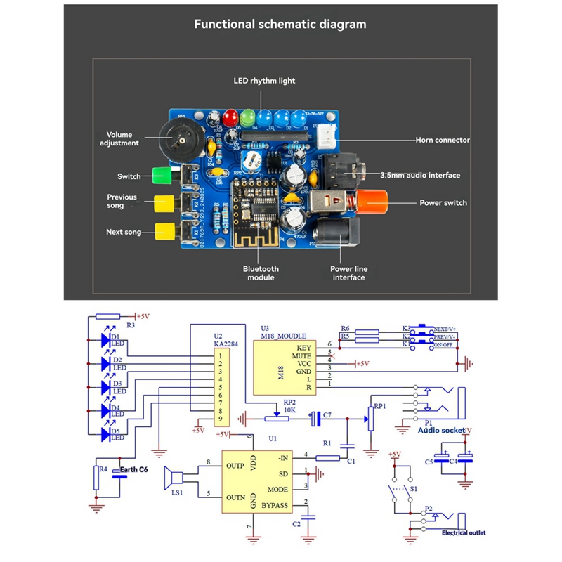 DIY Bluetooth Speaker Kit Elec - đánh giá và giá Diy Electronics Project Kit