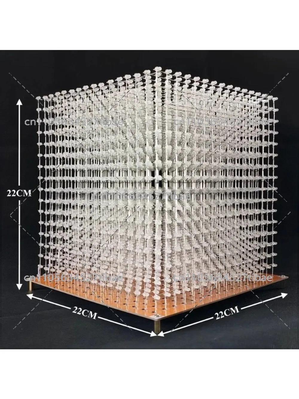3D16mini Light Cube Kit 16x16x - đánh giá và giá Diy Electronics Project Kit